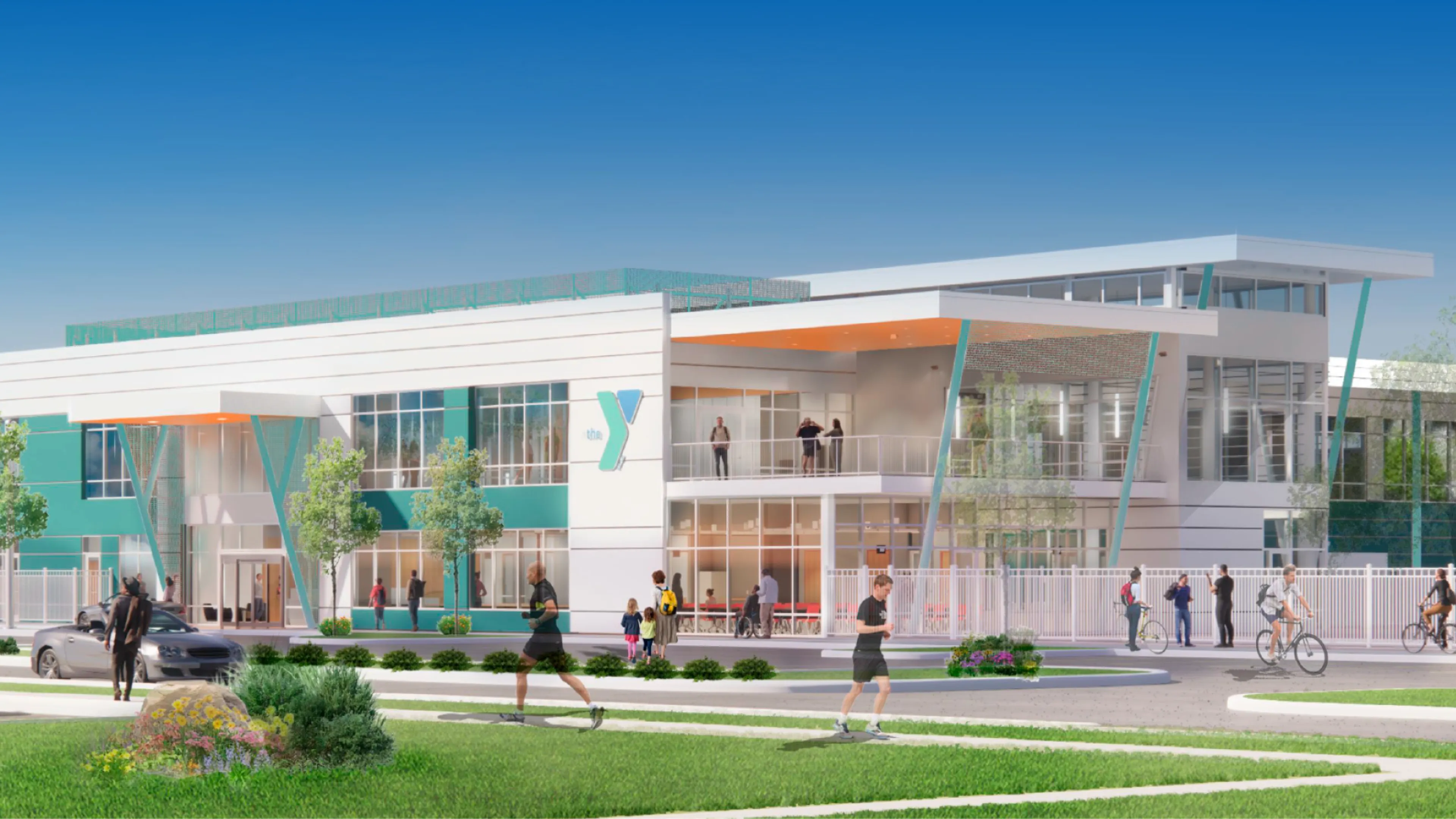 Wesley Chapel front of building rendering