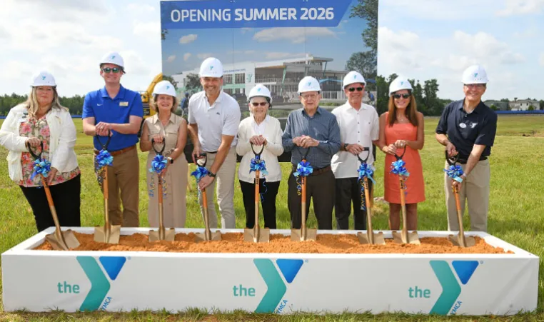 Groundbreaking at the Mary W. Sierra Family YMCA in Wesley Chapel..
