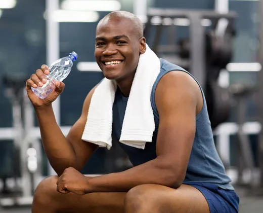 Member at our YMCA gym.