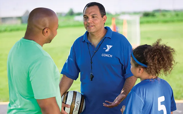 Volunteer coach at the YMCA